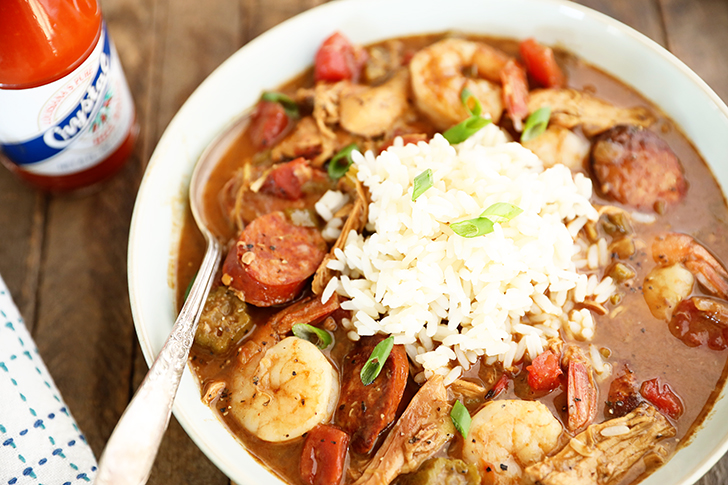 Creole One Pot Gumbo: Chicken, Shrimp & Sausage for Hearty Flavor